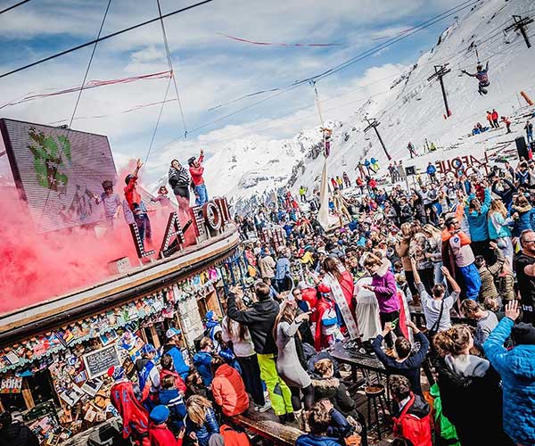 Prime 5 après ski bars in Val d’Isere
